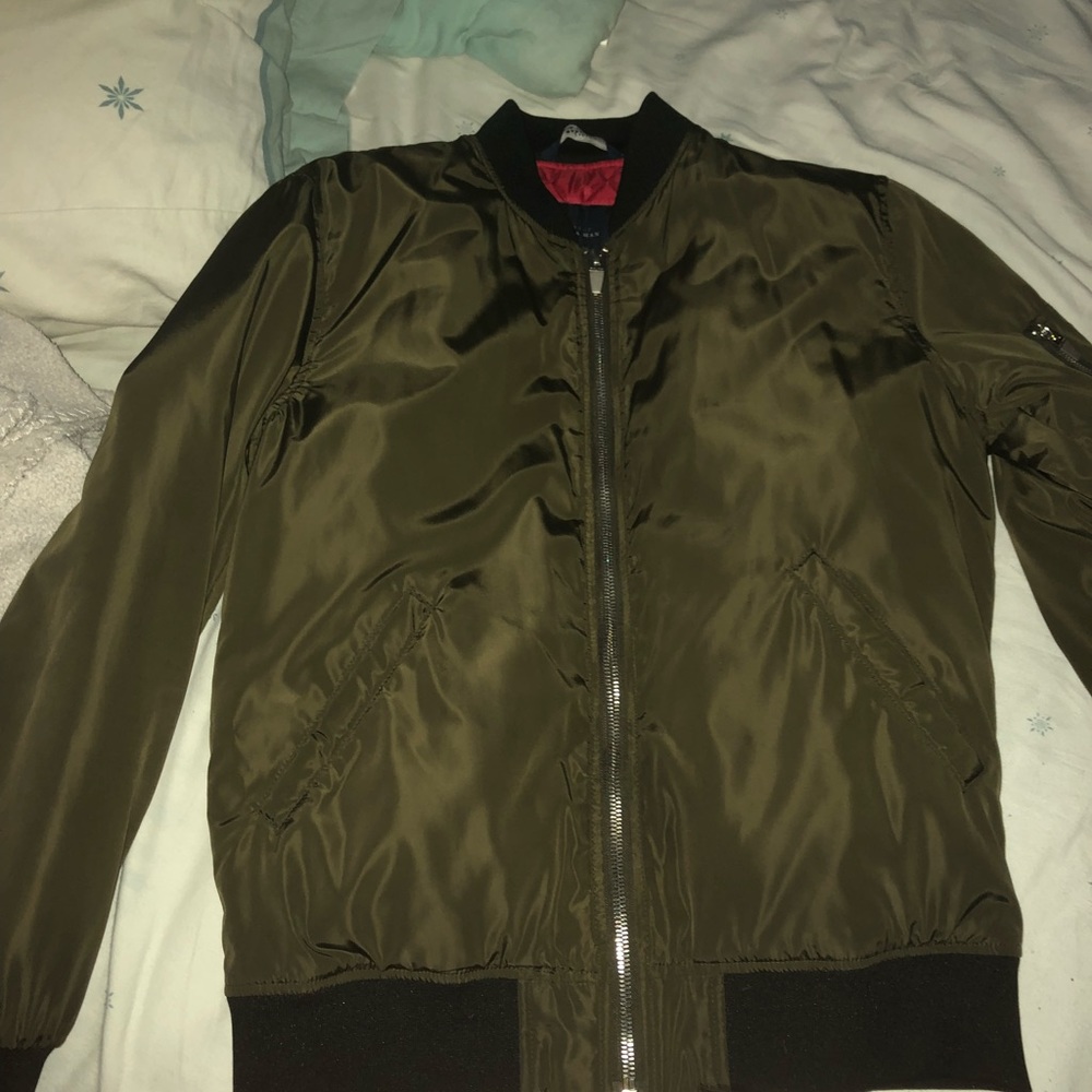 Olive Green bomber